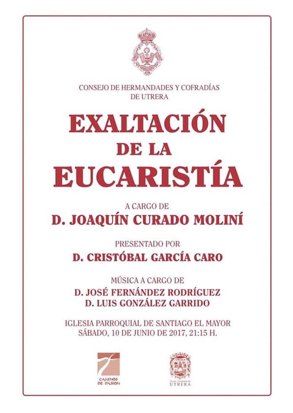 Cartel Exaltación Eucaritia 2017