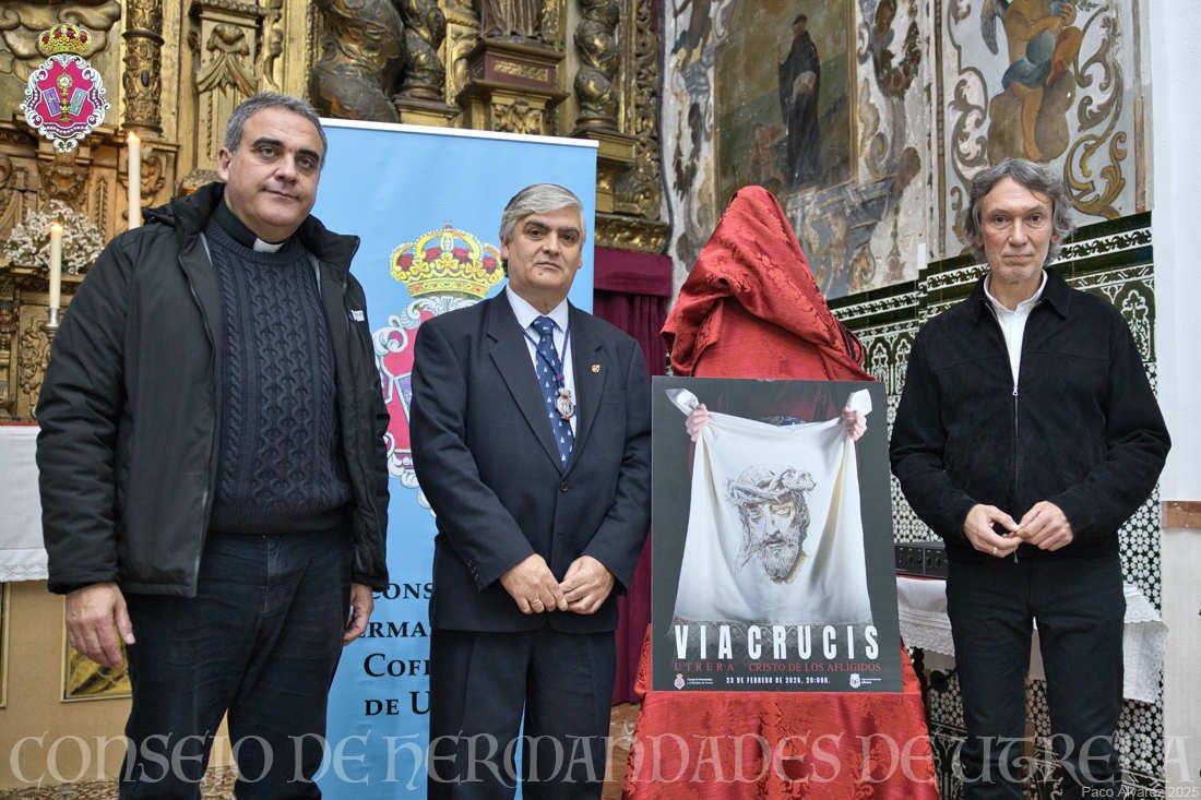 Presentación Cartel Via Crucis del Consejo de Hermandades y Cofradías de Utrera 2026
