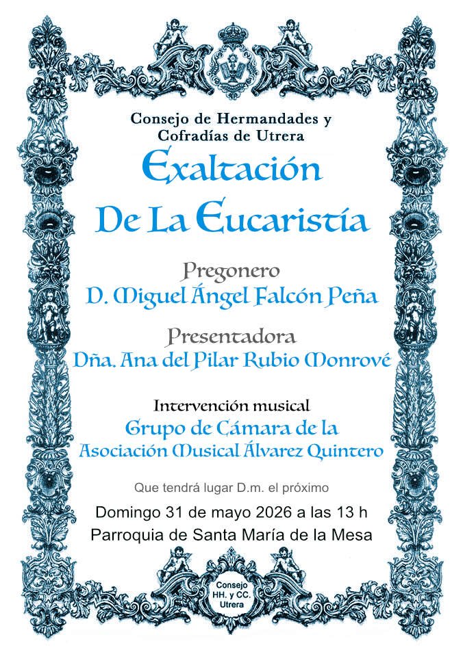 Exaltación Eucaristía 2026